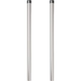 vidaXL Ograde 2 pcs Srebrno 60 cm Čelik s praškastim premazom | shoptok.hr