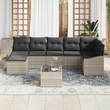  Set sofe 8 kom. Svjetlosiva poliratan 288,5 x 123,5 x 85 cm | shoptok.hr