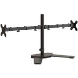  Dvojni nosilec za monitor črno jeklo VESA 75/100 mm, (21007404) | Shoptok.si