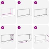  Prozor za podrum RISOR 120 x 60 cm PVC i staklo Antracit | shoptok.hr