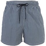 Tommy Hilfiger Underwear Kratke kopalne hlače safir / črna / bela Cene