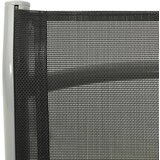  Nagibne vrtne stolice 2 kom od tekstilena i aluminija srebrne | shoptok.hr