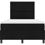 vidaXL Box Spring Krevet s Madracem Crni Mali Dvojni Tkanina | shoptok.hr