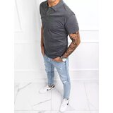 DStreet Koszulka polo męska ciemnoszara | shoptok.hr