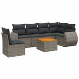  7-dijelni set vrtnih sofa sivi od poliratana | shoptok.hr