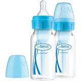 Dr.browns Sb42405 4 oz/120 ml pp uske opcije + bočica - plava, pakiranje od 2 komada | shoptok.hr