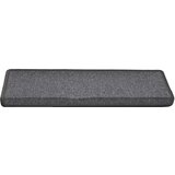 vidaXL Podloge za stopnice 30 kosov 65x21x4 cm Temno siva | Shoptok.si