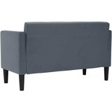  Dvosjed tamno sivi 111 cm baršun | shoptok.hr