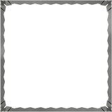  Ograda oko Travnjaka 60 x 60 x 20 cm Čelik Srebrna | Eponuda.com