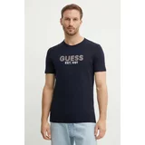 Guess Kratka majica moška, mornarsko modra barva, M4YI30 J1314