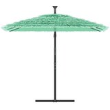 Vrtni suncobran s drvenim stupom zeleni 246x246x230 cm | shoptok.hr