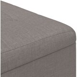  Otoman za pohranu s jastukom Sivo-smeđa 60 x 60 x 45 cm tkanina - Sivo-smeđa 60 cm tkanina | shoptok.hr