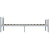  Za krevet sivo-bijeli metalni 90 x 200 cm | shoptok.hr