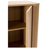 MOME Omarica v hrastovem dekorju v naravni barvi 100x133x40 cm Padoc – | Shoptok.si