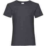 Fruit Of The Loom Antracytowa koszulka dziewczęca Valueweight | shoptok.hr
