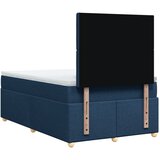  Krevet s oprugama i madracem plavi 120 x 200 cm od tkanine | shoptok.hr