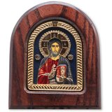  Ikona u drvetu Gospod Isus Hristos Hilandarski Spacitelj, 98x118x22mm | Eponuda.com