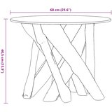  Stolić za Kavu Masivna Tikovina 60 cm | shoptok.hr