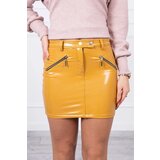 Kesi Skirt with decorative mustard zippers | shoptok.hr