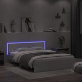  Okvir kreveta s uzglavljem i LED bijeli 160 x 200 cm | shoptok.hr