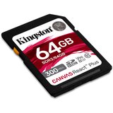 Kingston Spominska kartica SDXC Canvas React Plus 64 GB UHS‑II | Shoptok.si