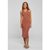 UC Ladies Ladies Midi Sleeveless Rib Dress terracotta | shoptok.hr