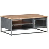  Stolić za kavu sivi 90 x 50 x 35 cm od masivnog bagremovog drva | shoptok.hr