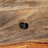 vidaXL Zidni konzolni stol od masivnog drva šišama 100 x 25 x 20 cm | shoptok.hr
