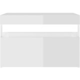 TV ormarić s LED svjetlima visoki sjaj bijeli 60 x 35 x 40 cm | shoptok.hr