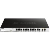 D-link LAN Switch DGS-1210-28P/E PoE 10/100Mbps 24 PoE port + 4 SFP Cene