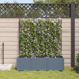  Vrtna saksija 3 pcs Svijetlo siva 120 x 40 x 143 cm Plastika | Eponuda.ba