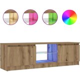 vidaXL TV ormarić LED boja hrasta 120x30x36 cm konstruirano drvo | shoptok.hr