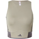 Adidas Sportski top 'HYPERGLAM' siva / antracit siva / srebrno siva / kaki