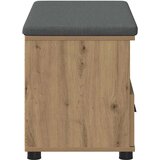  Haldna klop z blazino s predalom Umetni hrast 80 x 38 x 46 cm, (5000155669) | Shoptok.si