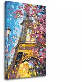  Slikanje po številkah PREMIUM GOLD - Eiffel Tower (set za) | Shoptok.si