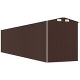  Vrtno spremište tamnosmeđe 192 x 938 x 223 cm pocinčani čelik | shoptok.hr