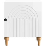  Noćni ormar 2 pcs Bijela visokog sjaja 43 x 34,5 x 50 cm | Eponuda.ba