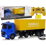 Lean Toys Velik tovornjak na daljinsko upravljanje Mercedes Arocs moder 1:20 kontejner dolžine 58 cm | Shoptok.si