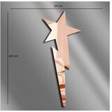 WALLXPERT Ogledalo Ozgl521, 24x60 cm, Rose-gold | Eponuda.ba