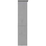  Regal za knjige BODO sivi 82x40x173 cm od masivne borovine | Eponuda.ba