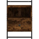  Noćni ormarići zidni 2 kom boja hrasta 40 x 30 x 61 cm drveni | shoptok.hr
