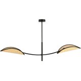  Luster na šipci LOTUS 2xE14/10W/230V crna/bež | Eponuda.com