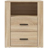  Noćni ormarić boja hrasta 50 x 36 x 60 cm od konstruiranog drva | shoptok.hr