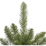 vidaXL Umestno božično drevo z LED lučmi Zelena 270 cm PVC in kovina | Shoptok.si