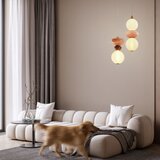  LED luster na sajli FLORES LED/12W/230V zlatna/narandžasta | Eponuda.com