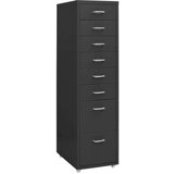 vidaXL mobilni ormarić za spise antracit 28 x 41 x 109 cm metalni Cijene