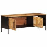 TV ormarić 110 x 35 x 40 cm od masivnog grubog drva manga | shoptok.hr