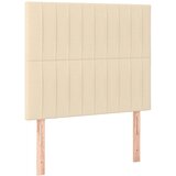 Maison Chic Posteljno vzglavje - Vzglavna omarica 2 kosa krem 80x5x78/88 cm blago, (22077951) | Shoptok.si