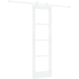  Klizna vrata ORKDAL 61 x 198,5 cm Masivna borovina i staklo | shoptok.hr