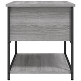  Klupa za pohranu siva boja hrasta 70x42,5x47 cm drvena | shoptok.hr